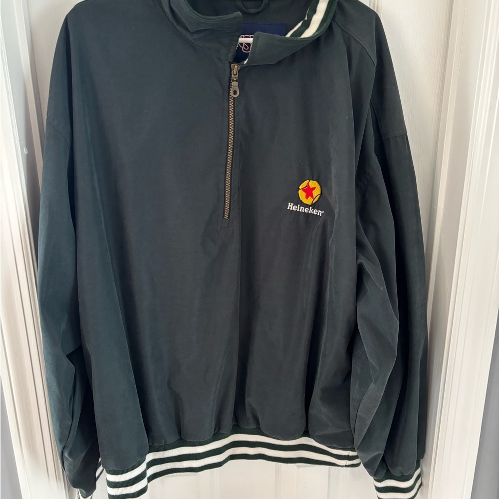 Jansport | Heineken Olive Green Windbreaker